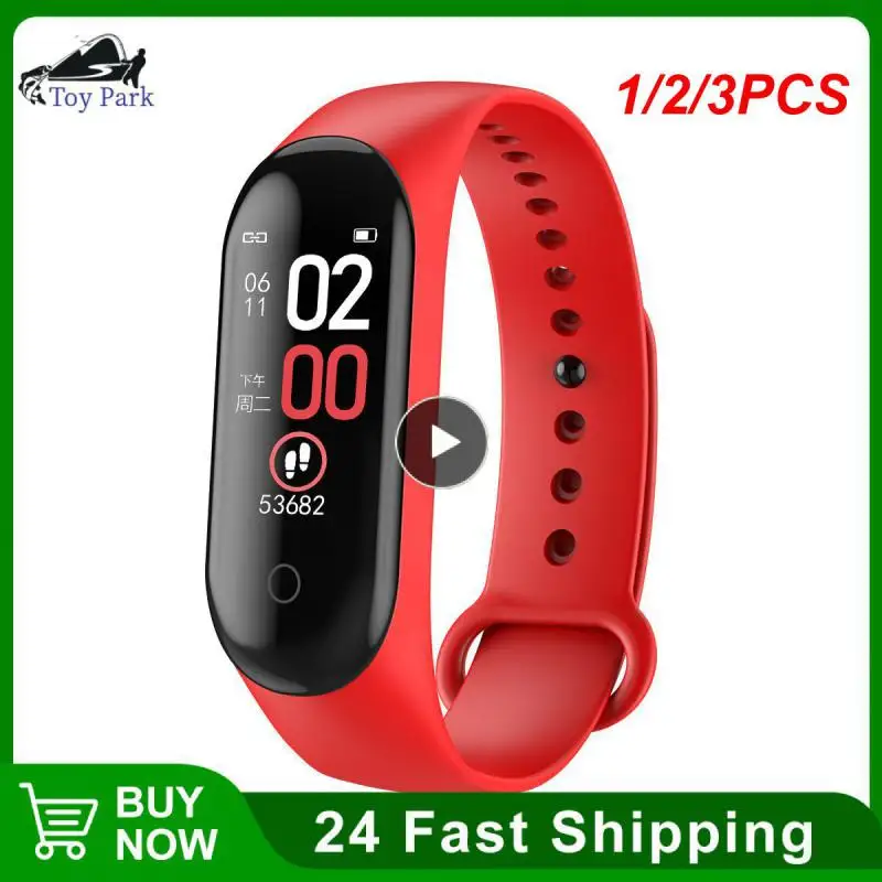 미니 플라스틱 스마트 팔찌 시계 칼로리 카운터, 디지털 LCD 피트니스 트래커 모니터링, 운동 만보계, 방수 손목 