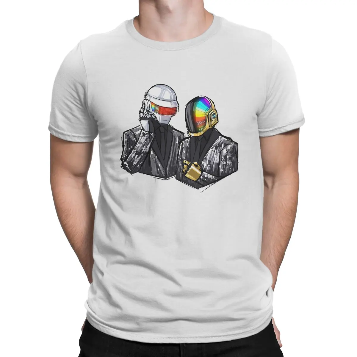 thumbnail image 1 of Camiseta de banda de producción electrónica para hombre, camiseta Au Revoir Helmet Individuality, sudaderas, nueva tendencia, 1 of 7