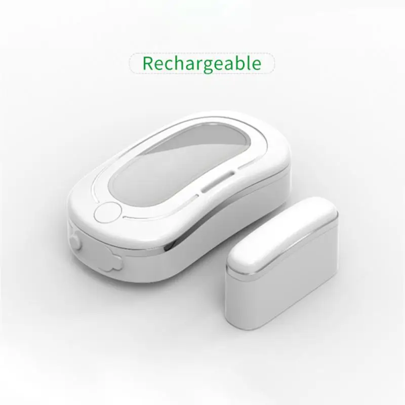 Zigbee-sensor Inteligente sem Fio Porta e Janela Alarme Magnético Recarregável Usb Casa