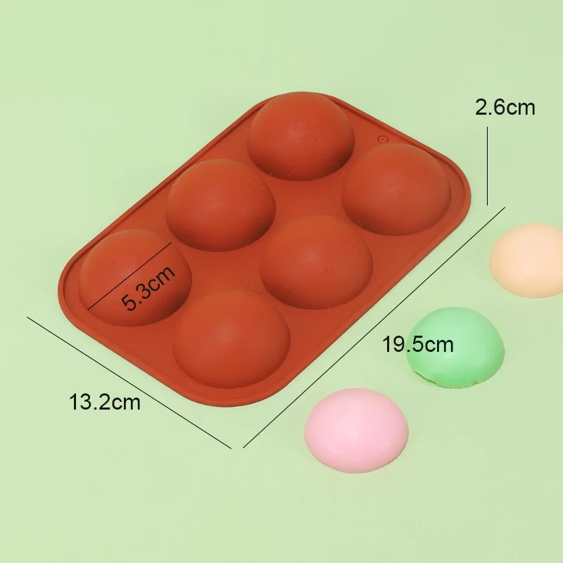 3D Ball Round Half Sphere Silicone Molds for DIY Baking Pudding Mousse Chocolate Cake Mold Kitchen Accessories Tools