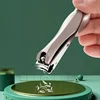 Nail Clippers Stainless Steel Anti Splash Fingernail Cutter Manicure Tools Bionics Design Nail Trimmer Pedicure Scissor 2