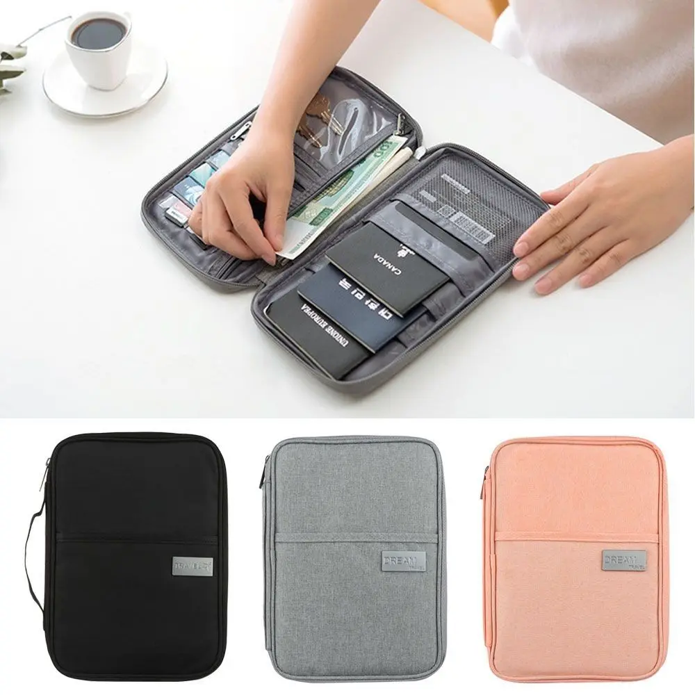 

Waterproof Pouch RFID Cards Tickets Wallet Organizer Bag Passport Document Holder Cardholder Case