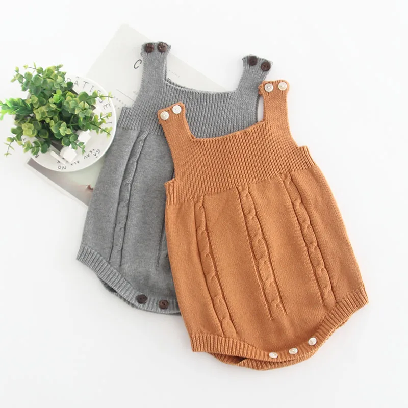 Outono do Bebê de Malha para Meninos Macacão da Criança Roupas de Bebê Macacão de Malha de lã do Bebê Meninas Recém-nascidos Macacão 26 Computers & Electronics