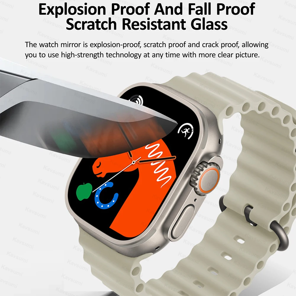 2.12 ġ AMOLED ũ HK8 Pro Max Ʈ Ʈ ġ ø 8 49mm ħ NFC ְ Rtae Smartwatch   ð