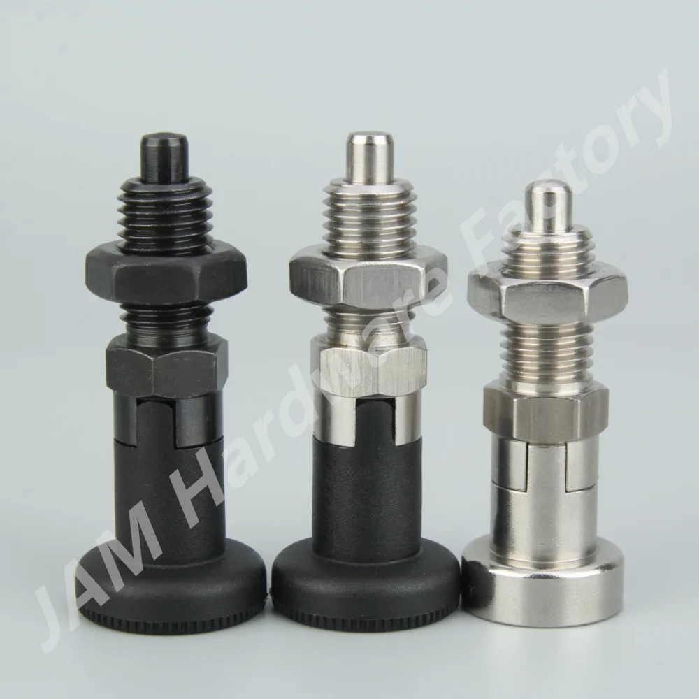 MJ220-C Range Lock-Out Indexing Plungers Nuts Plastic/Stainless Stee Knob Plunger Hand Retractable Pins Spring Detent Pins