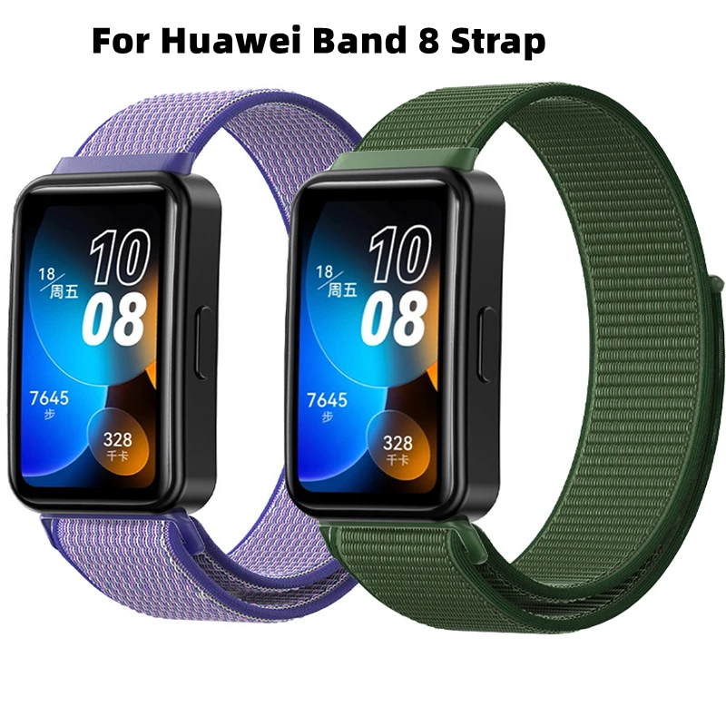 

Ремешок для Huawei Band 8, нейлоновый сменный регулируемый браслет для Huawei Band 8, аксессуары для наручных часов
