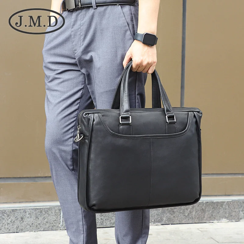 

portable men's bag men's business office bag Gongwen bag Single Shoulder Bag Messenger Bag computer bag 7423