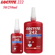 

250ml 50ml Loctite 242 Thread Sealing Glue Anaerobic Adhesive Strength Medium Viscosity Blue Thread Adhesive Screw Locking Glue