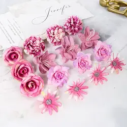Elegant Silk Rose Bouquet - Perfect for Home and Event Décor (Plum red)