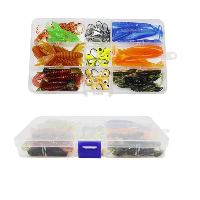 59 Pieces Fishing Lures Set Mixed Gear Set Saltwater Durable