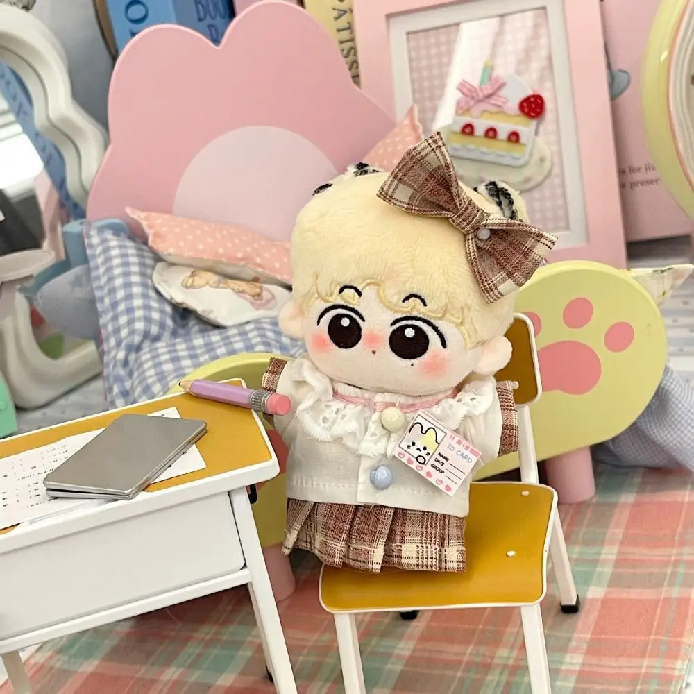 Mini Clothes For 10CM Cotton Rompers Soft Cotton Miniature Clothes Outfit Cute Cartoon Design Mini Clothes Collecting