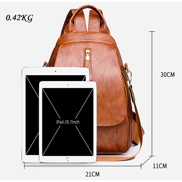 2022 New MK F High Capacity Women Leather Backpacks Fashion Shoulder Bags Female  Backpack Ladies Travel School Bags - AliExpress