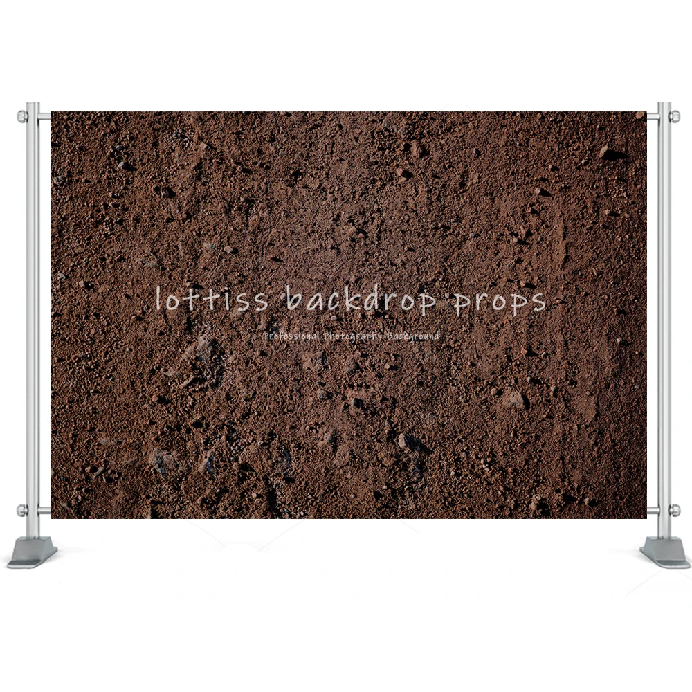 Dark Dirt Floor Photography Backdrop Gray Rock Cake Smash Christmas Baby Birthday Background Decor Photostudio Props photo backdrop