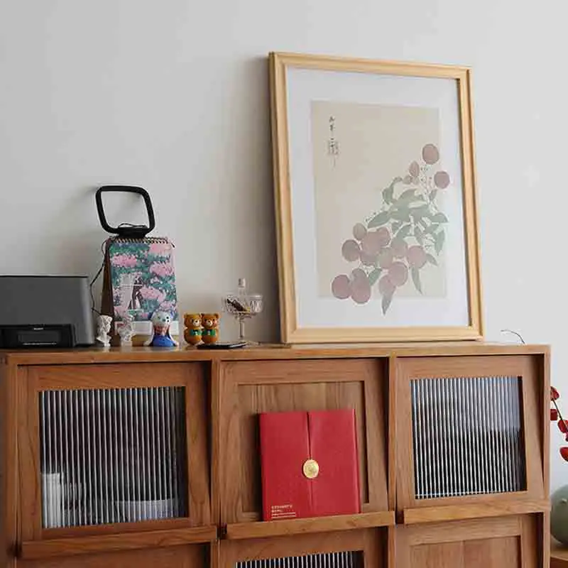 

Wooden Living Room Photo Frame Personalized Modern Stand Nordic Picture Frames Wall Square Quadros De Parede Home Decorations