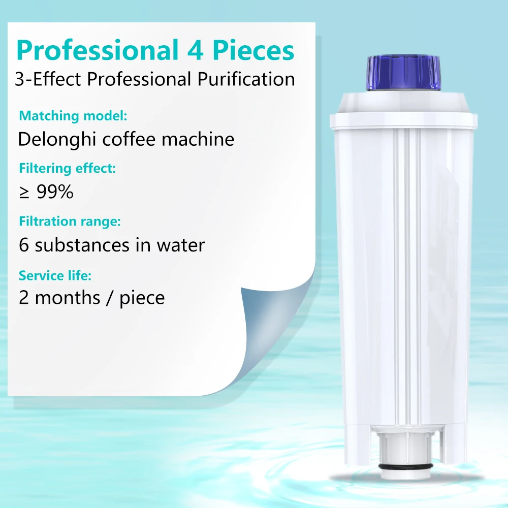 Filter pieces arranged neatly on a table