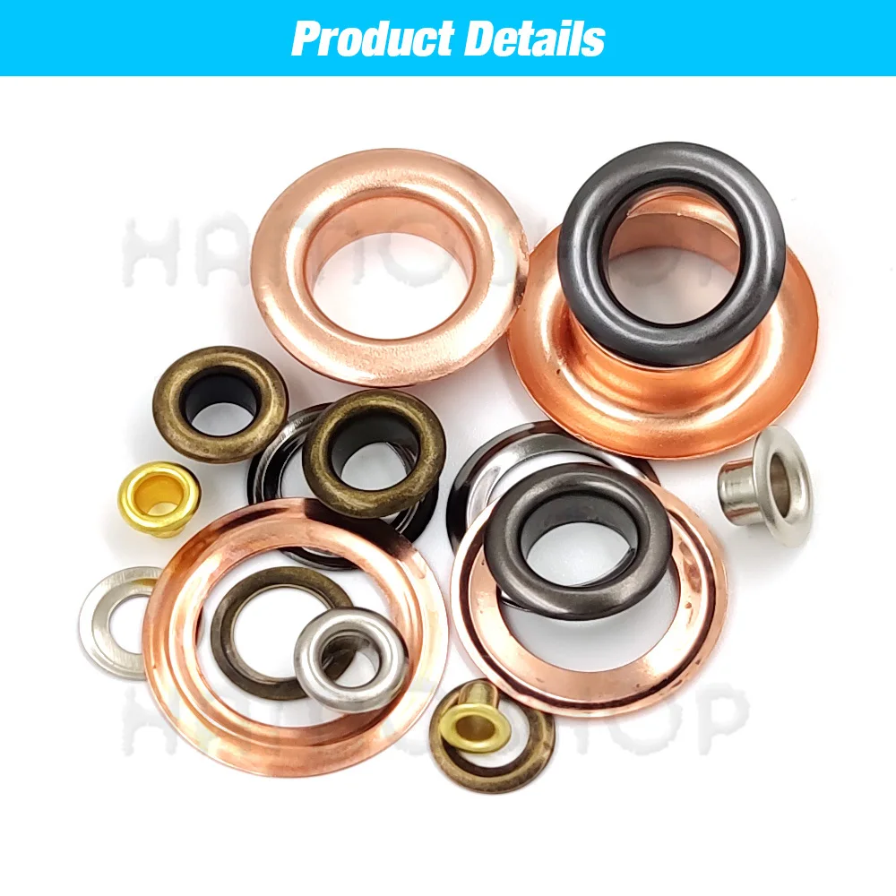 Eyelet Punch Tool Set Grommet Eyelet Kit Grommet Punch Tool Grommet Tool Kit Grommet Tool Screw Back Eyelets Eyelet Grommet Dies Metal Eyelet Buttons 3-14mm Eyelets Grommet Installation Press Mould Dies Metal Mold With Eyelets For Hand Press Machine Leathercraft Shoes Bag Belt