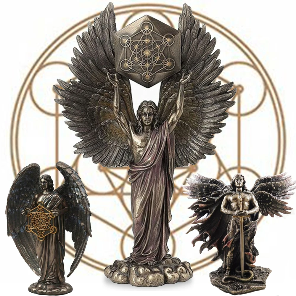 TalmudicJudaismMetatronAngelHoldingSacredFlowerofLifeGeometric