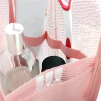 Women EVA mesh Cosmetic Bag Travel Storage Makeup Bag Organizer Female Make Up Pouch Portable Small Large Toiletry Beauty Case 4