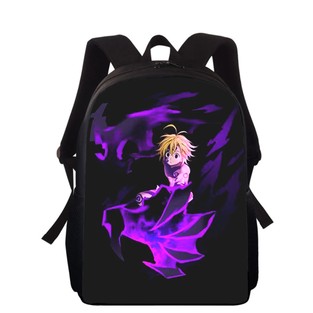 The Seven Deadly Sins 15” 3D Print Kids Backpack Primary School Bags for Boys Girls Back Pack Students School Book Bags