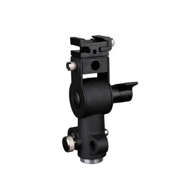 Type D Flash Hot Shoe Umbrella Holder Mount Bracket 1/4 "to 3/8" Screw Adapter for Camera Flash LED light Light stand