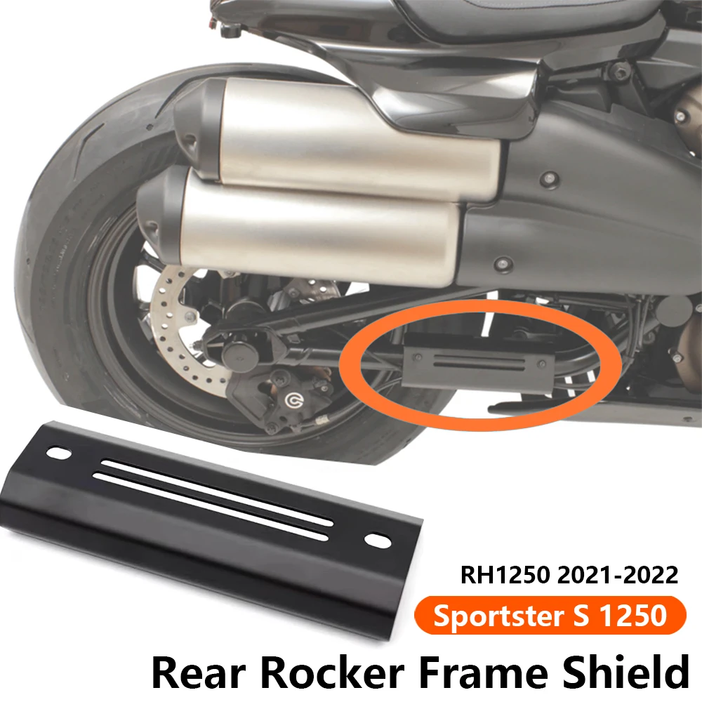 

1PC CNC Aluminum Motorcycle Swing Arm Cover For Harley Sportster S 1250 RH1250S 2021 2022 Rear Rocker Bar Frame Guard Protector