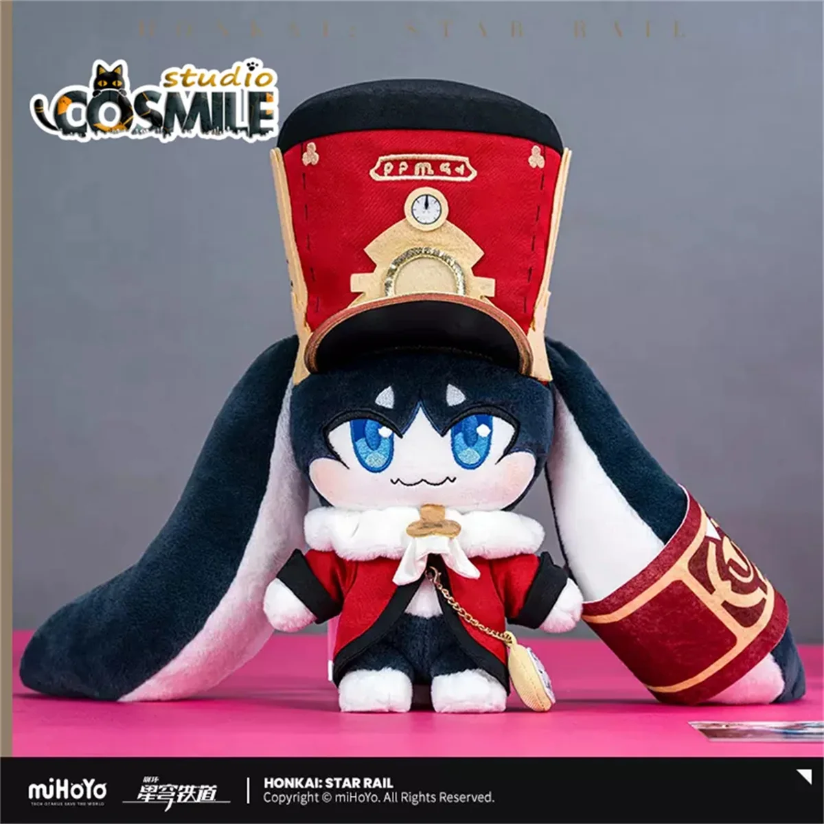 

Игрушка Honkai: Star Rail Pom-Pom ム Pamu проводник плюшевый кролик плюшевый Плюшевый 20 см Кукла тело игрушка для косплея