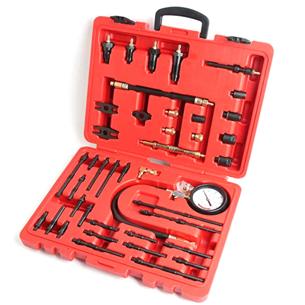 Testeur de compression pour moteurs essence et diesel, ensemble de test universel 40 bars 600 PS, largement utilisé dans les camions, navires, essence