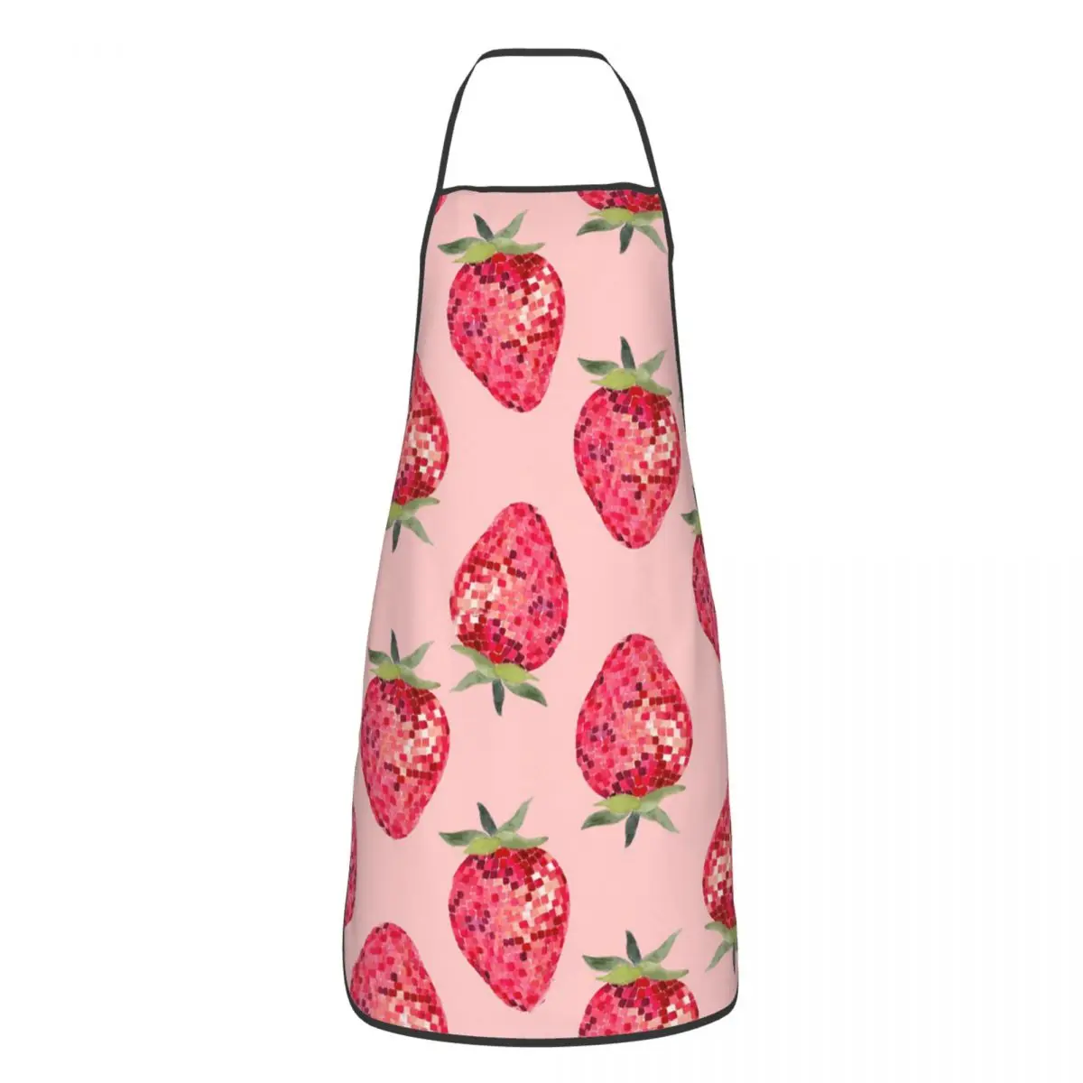 

Модный фартук унисекс с дискотечным шариком, Кухонный Фартук для мужчин и женщин, нагрудник для готовки шеф-повара, выпечки, клубника, кухня для рисования