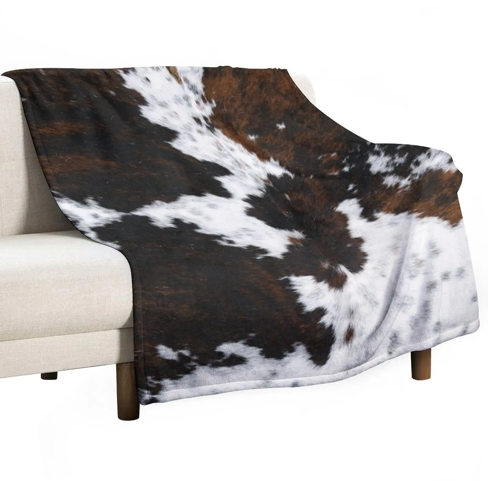 

Spotty modern cowhide Throw Blanket Bed Blankets For Sofas Multi-Purpose Blankets