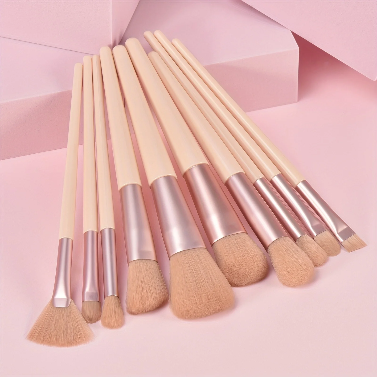 makeup brush set, including foundation, contouring, eyeshadow, eyeliner, eyebrow brush and other makeup tools - 5