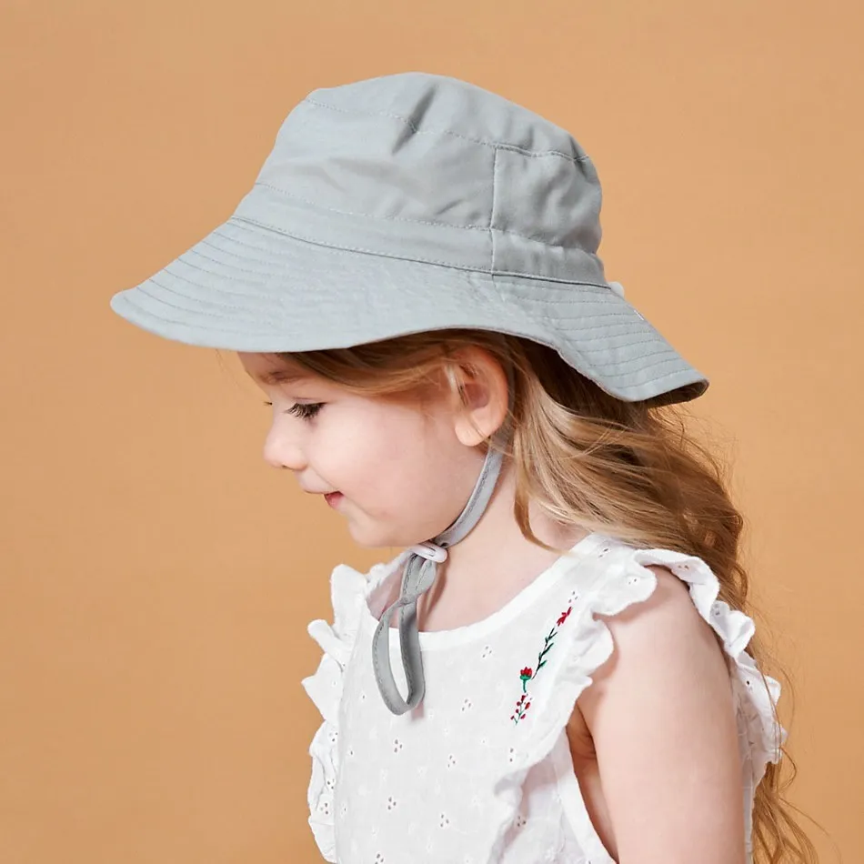 Newborn Baby Hats Boys Girls Panama Summer Kids Sun Hat Infant Beach Fisherman Bucket Hat Children Breathable Outdoor Hats 4