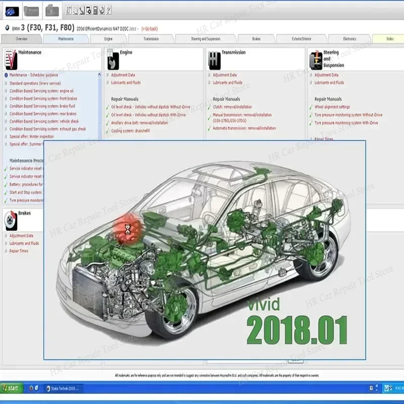 Haynes pro Automotive Vivid Workshop DATA 2018.01 (Atris-Technik) Europa Riparazione Software collegamento diagramma elettrico per auto Riparazione - Image 4