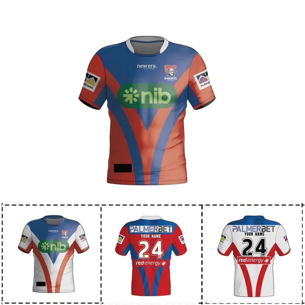 

2024 Knights Home / Away Rugby Jersey - Mens Size: S-5XL （Print Custom Name Number）Top Quality