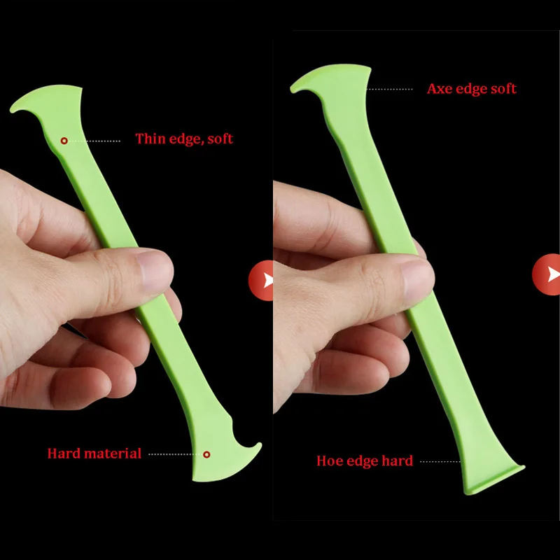 Car Wrapping Tools 3Pcs Micro Squeegee Curves Slot Tint Edge Trimming Squeegee Edge-closing Scraper Vinyl Wrap Applicator Tool Kit