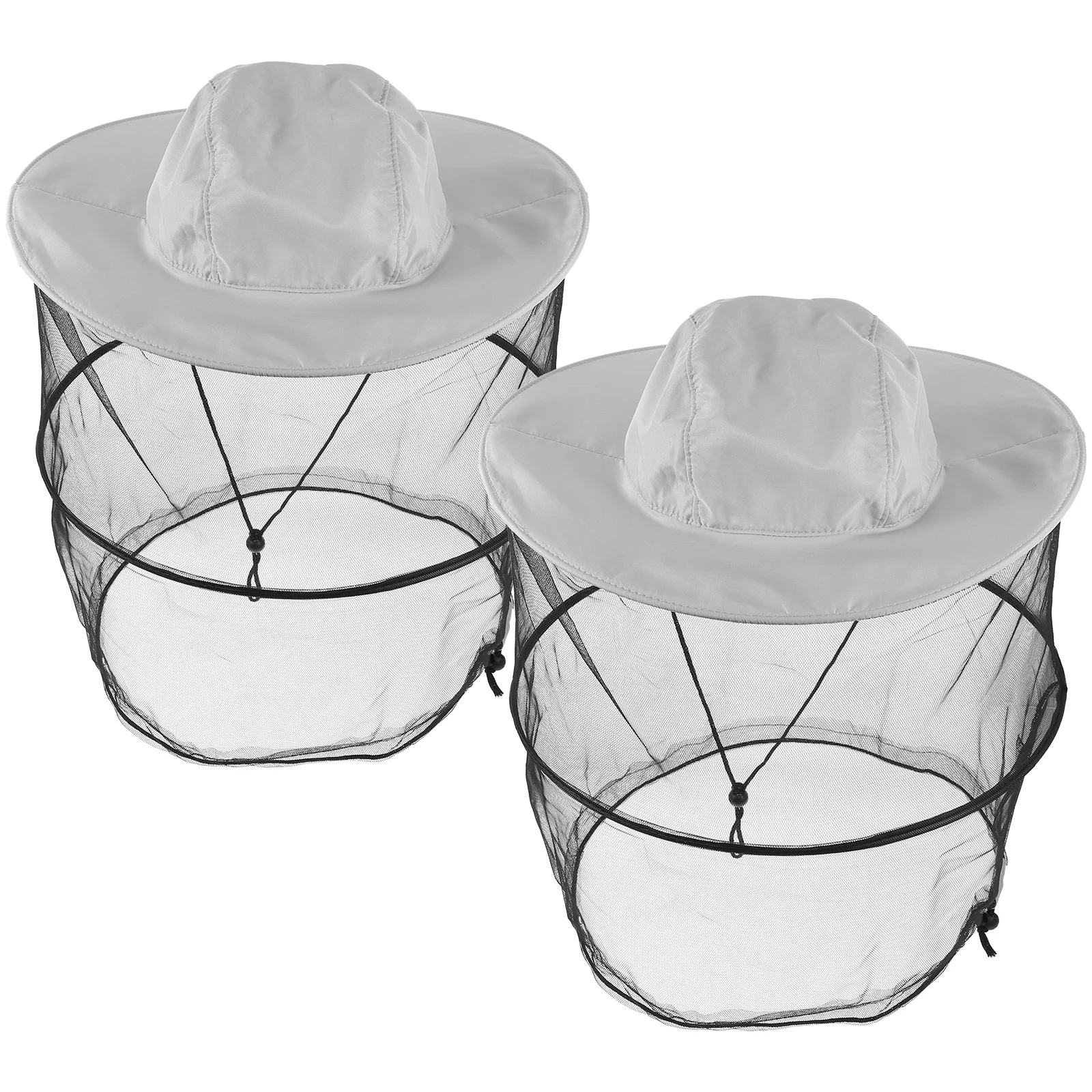 

2pcs Bee Keeper Hat Portable Beekeeper Hat Professional Head Net Hat Beekeeper Accessory
