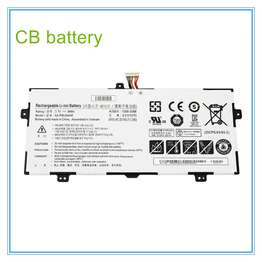 

AA-PBUN4AR Laptop Battery For NP900X5L 940X3L NT900X5P NT900X5L NP940X3LK01US 7.7V 39Wh