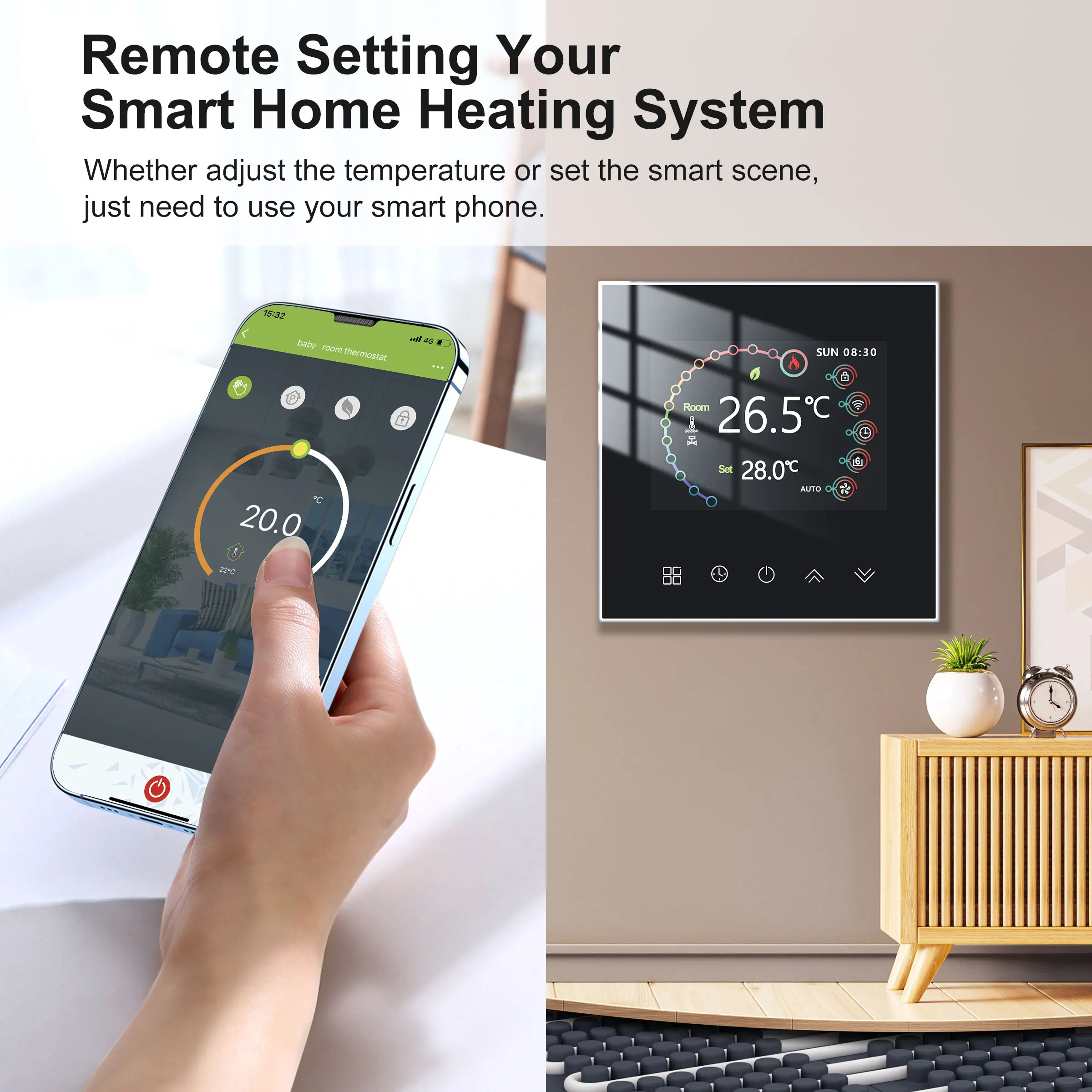 girier termostato tuya smart wifi agua aquecimento 03