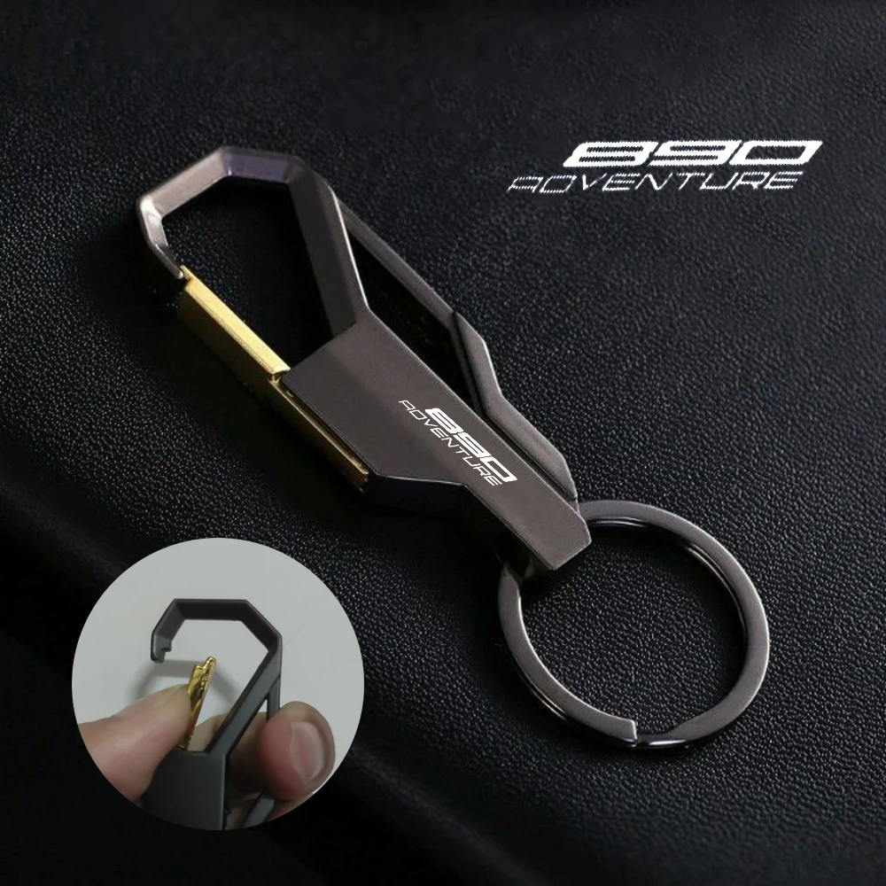 FOR KTM 890 ADVENTURE 890 ADV R 2020-2023 Motorcycle Keychain Accessories Waist Hanging Keyring Metal Key Chain Custom LOGO