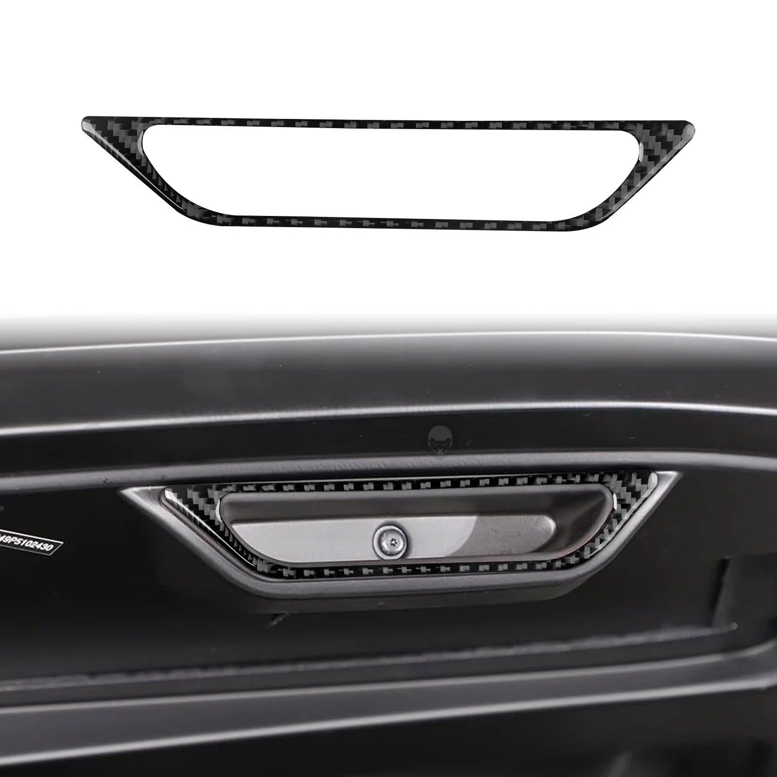 

Для Chevrolet Corvette C8 2020-2023, карбоновое волокно, внутреннее отделение двигателя, окантовка ручки, кованые Углеродные аксессуары, наклейка