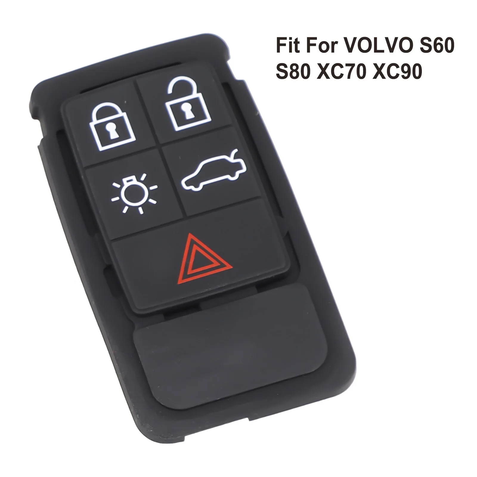 

Protect Your Car Key Buttons 5 Button Rubber Case Pad for Volvo XC60 XC70 V70 S60 S80 Made of Durable Rubber Material