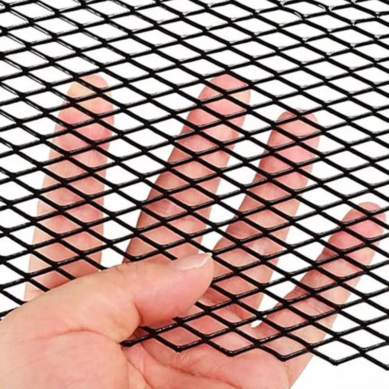 Universal Car Grill Mesh Aluminum Alloy Auto Grille Insert Bumper Rhombic Hole 3x6mm 4x8mm 6x12mm 8x16mm 10x20mm car tools car grill mesh