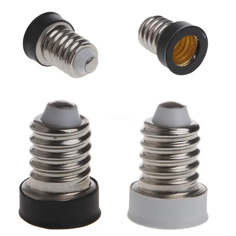 E14 to E12 Base Adapter LED Bulb Socket Converter Lamp Holder Adapter 1Pc