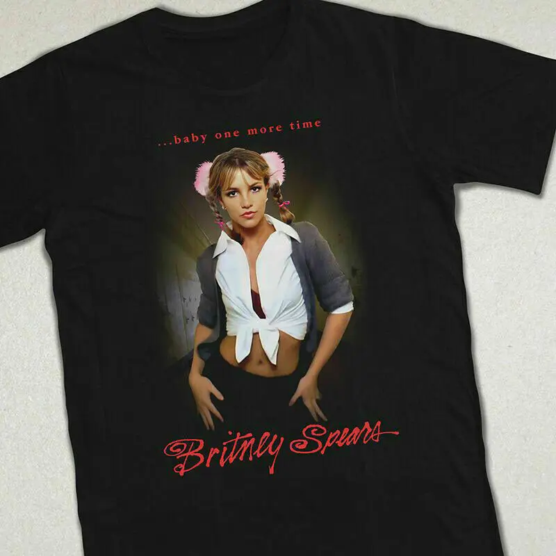 Britney Spears Baby One More Time Album Black Tee Men T-Shirt