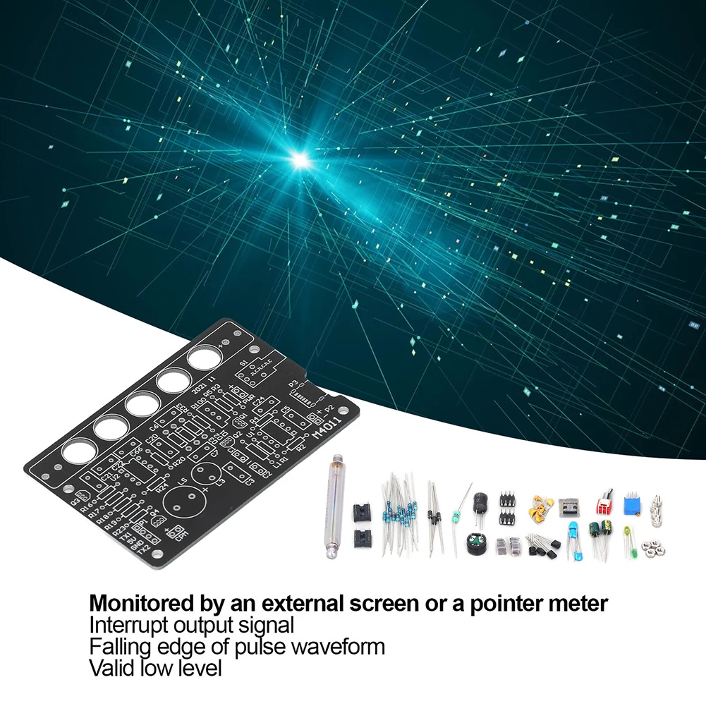 

Power Tool Parts PCB Board Geiger Tube Nuclear Radiation Detector Kit Package Of Accessories DIY Counter Semiconductor Testing