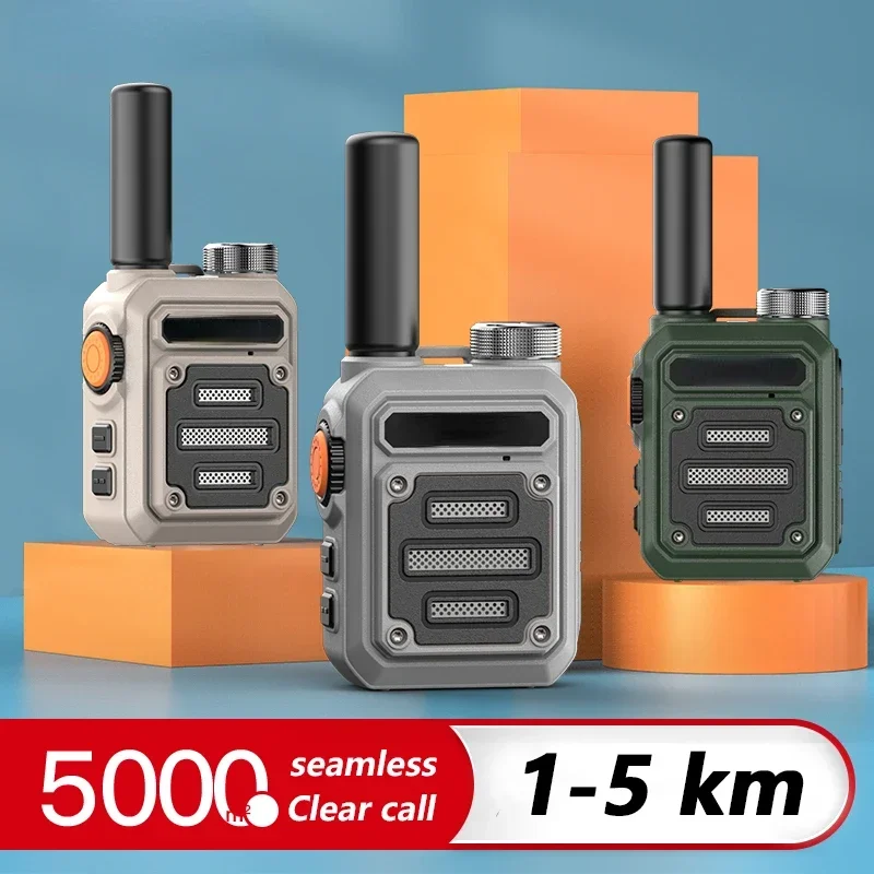 BT-330 Mini Walkie Talkie PMR 446 USB Portable Two-way Radio dual PTT Walkie-talkies Portable Radio for Hunting Cafe