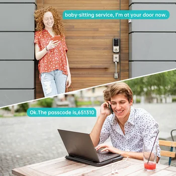 Hornbill Smart Front Door Lock Deadbolt Keyless Entry Locks Electronic Digital Keypad Bluetooth Security For Home Office Airbnb 5