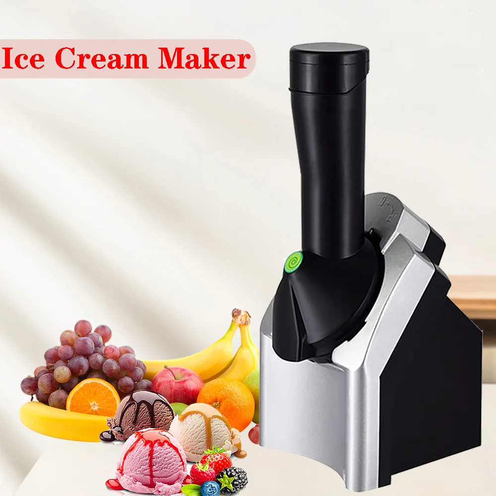 

Home Use Ice Cream Maker 200w Small Mini Half Automatic Manual Yogurt Portable Soft Serve Ice Cream Machine