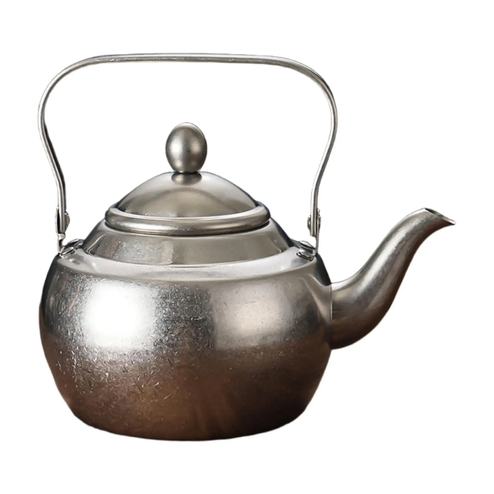 Thick stainless steel teapot with handle, portable, with removable infuser, Thick stainless steel teapot with handle, portable, with removable infuser,