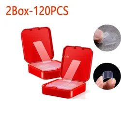 Ultra - Strong Reusable Transparent Adhesive Tape - Waterproof & Versatile Wall Stickers (120pcs with box)