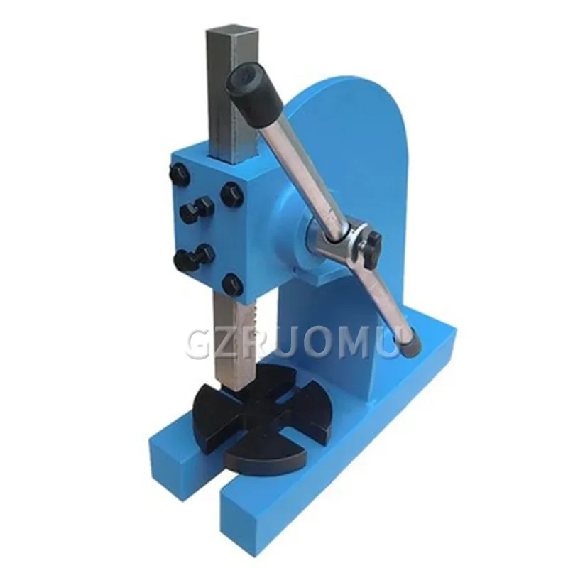 

2Ton Manual Press Machine Stamping Press 20KN Hand Wrench Industrial Bearing Punching Bending Riveting Squeezing Pressing Tool